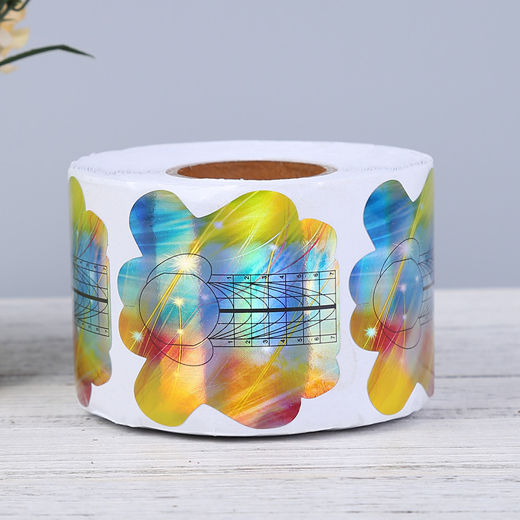 Factory custom thickened magic color laser multi-color painted nail art extension paper holder phototherapy nail paper holder 100 wholesale Factory custom thickened magic color laser multi-color painted nail art extension paper holder phototherapy nail paper holder 100 wholesale