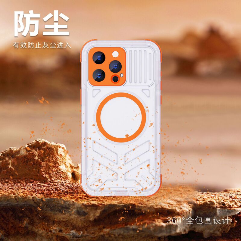 赤唐辛子ccシリーズはアップル15無線充電マグセーフ磁気吸引防水携帯ケース全カバー保護カバーを適用します。|undefined