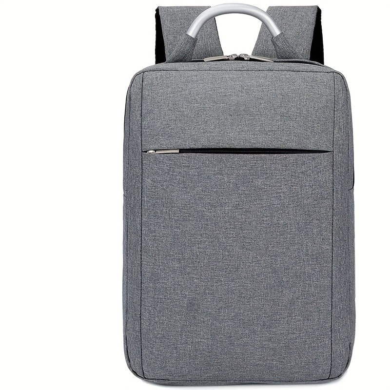 Foreign Trade Wholesale Business Backpack Aluminum Ring Can Print Logo 15.6inch Computer Bag School Bag Backpack Commuter