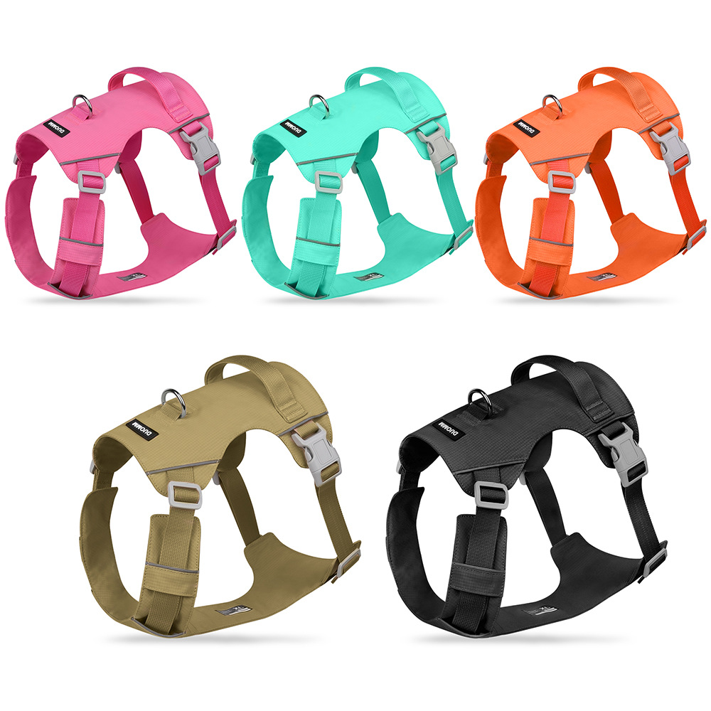 Nuevo plegado ligero pecho y espalda marca plana para perro pecho y espalda reflectante impermeable rápido secado cuerda de tracción de perro