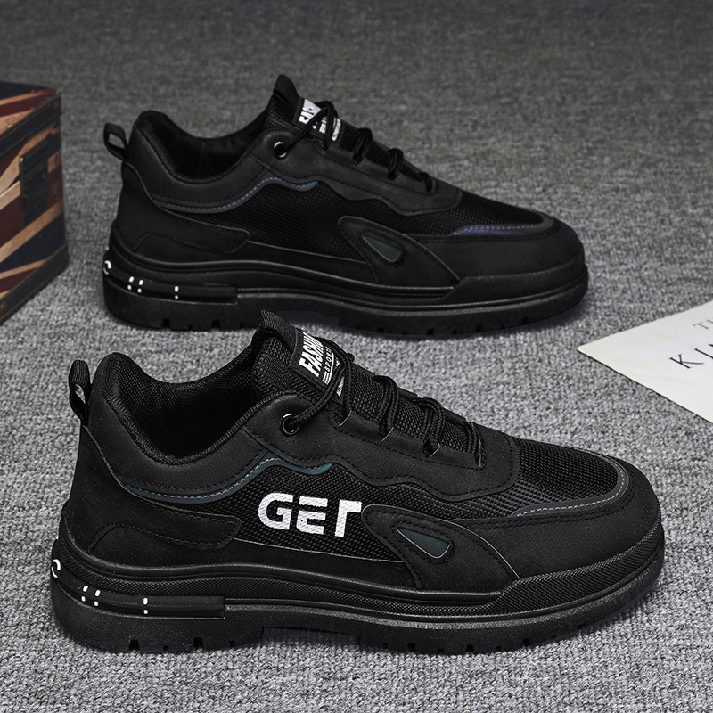 Otoño zapatos de protección laboral para hombres 2026 nuevo invierno zapatos de red de trabajo de invierno zapatos de trabajo de hombre respirables