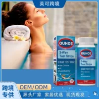 OUHOE три в одном PH тестовая бумага качество воды в бассейне общая жесткость щелочности бассейн чистая вода PH тест-полоска