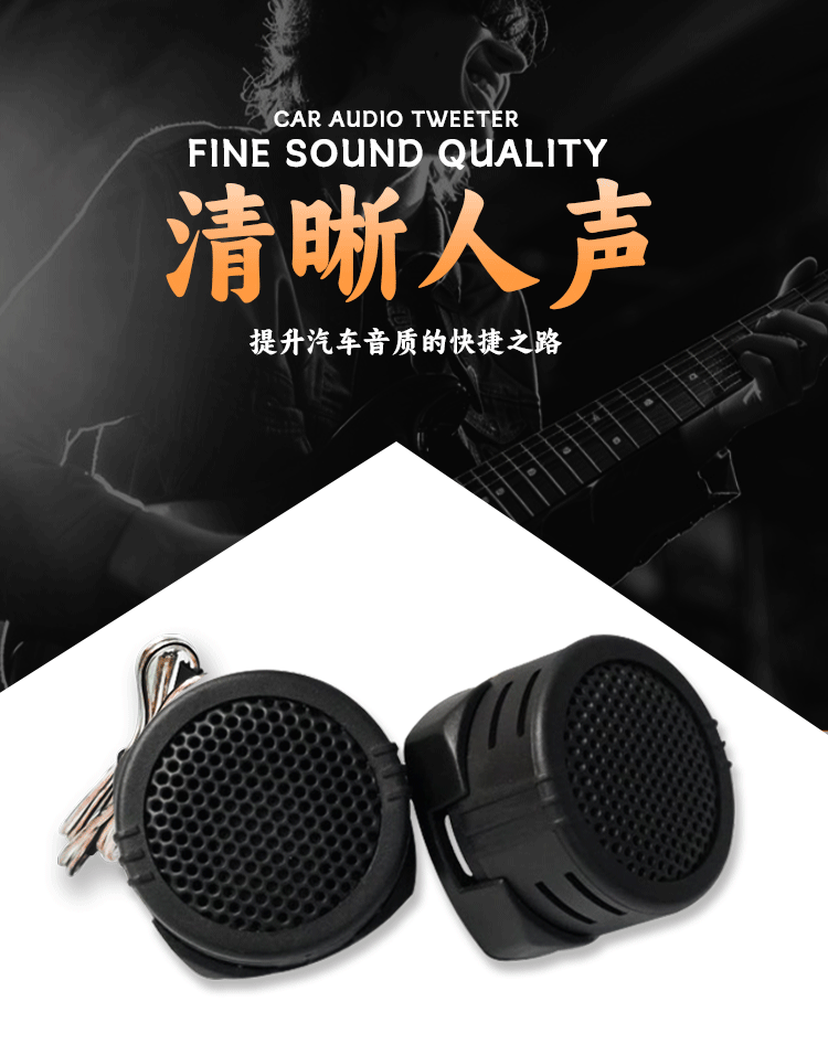 Wholesale from the Source Factory: Car-Mounted High-Pitched Speakers, Universal Car Tweeters, Ctc-500G Pair