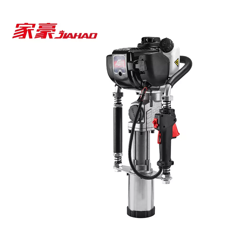 家豪 JH-65便携式汽油打桩机铁桩木桩防汛农场护栏植桩机