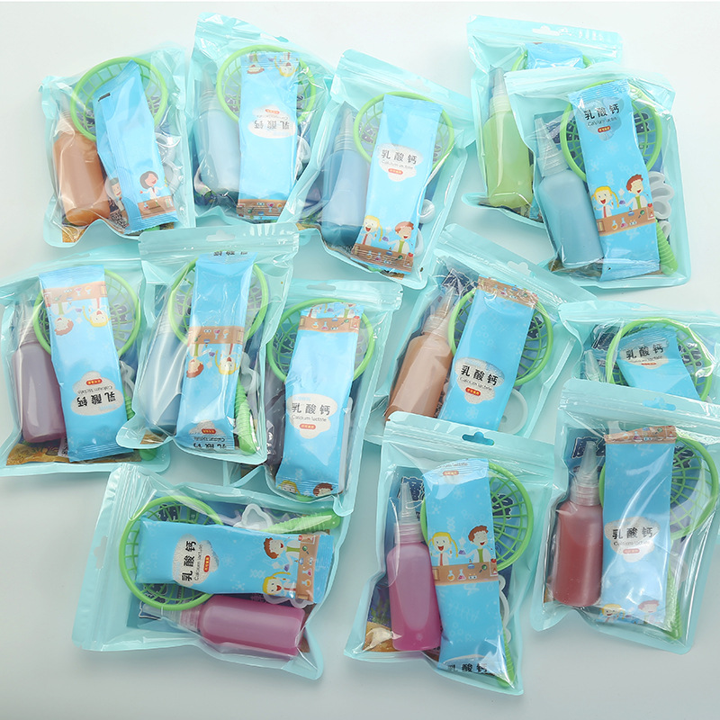 厂家批发魔幻水精灵水宝宝diy手工制作材料包儿童地摊玩具益智