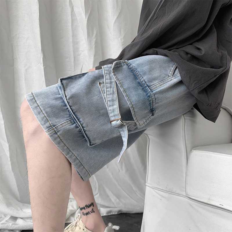 Summer new jeans men's Korean fashion tr...