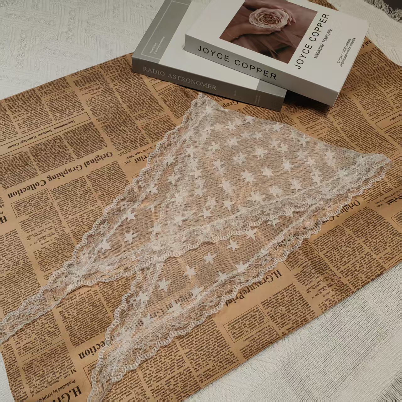 Lace tie turbanes dulces jeans accesorios de combinación