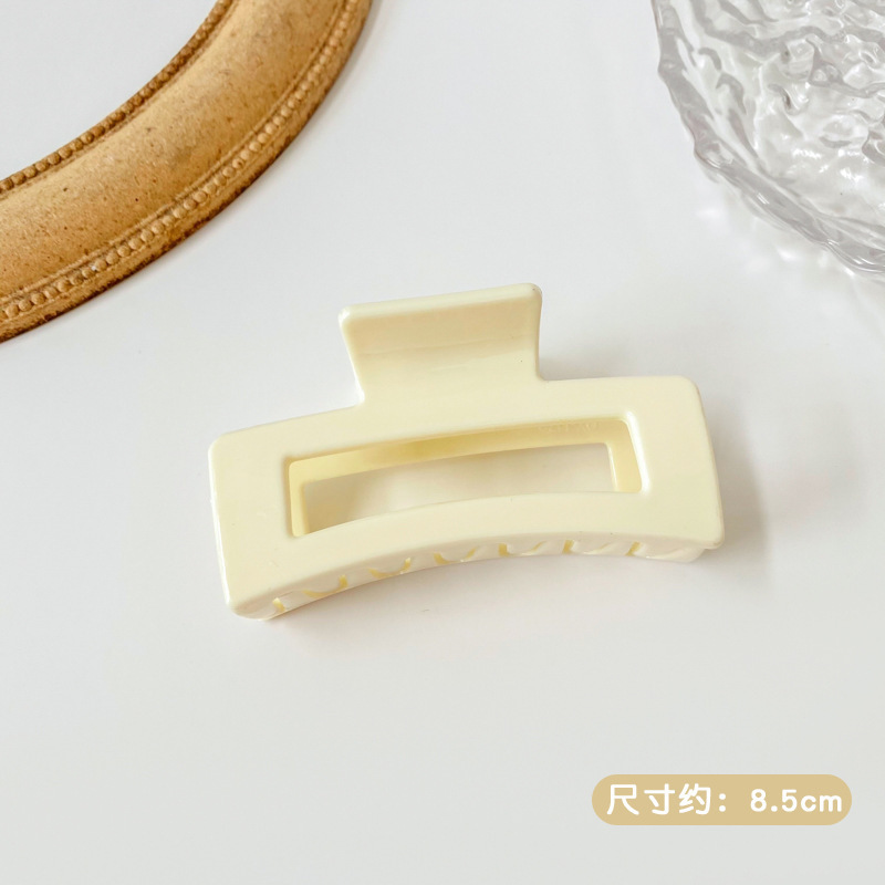 Clip de agarre de verano de gran tamaño, horquilla para el cabello en la parte posterior de la cabeza, gran cantidad de cabello femenino, tocado de clip de tiburón 2024 nueva horquilla