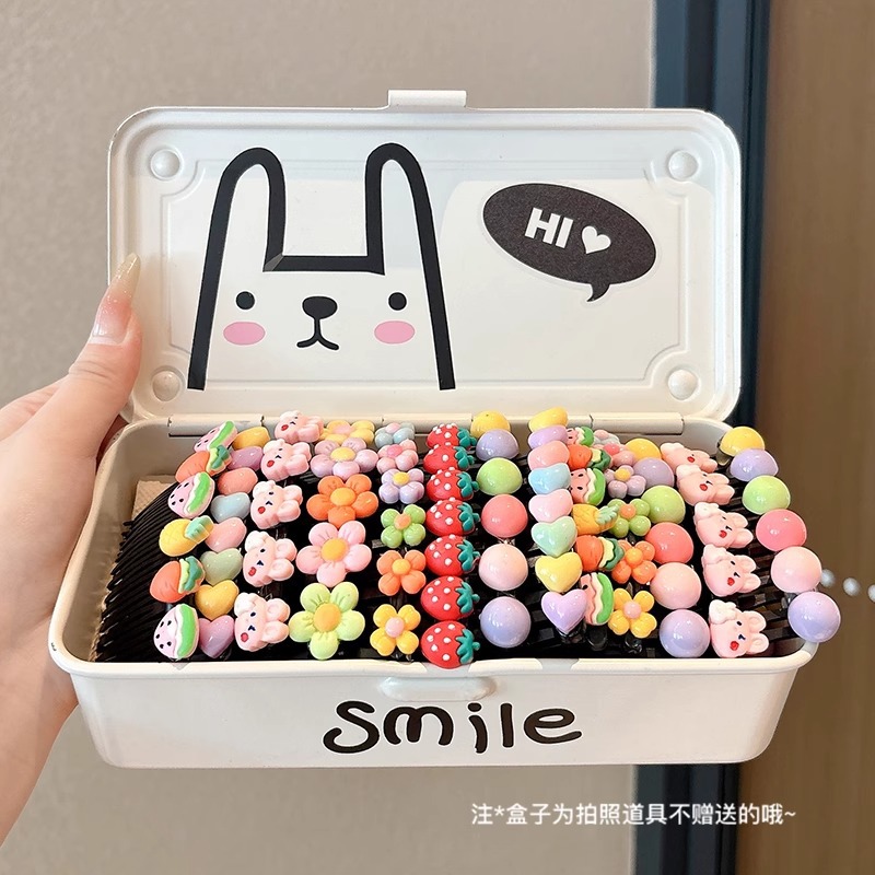 Pinza para el cabello con flequillo para niños, artefacto de acabado de cabello roto en la frente femenina, peine para el cabello para niñas, peine para la parte posterior de la cabeza, horquilla para niñas, tocado