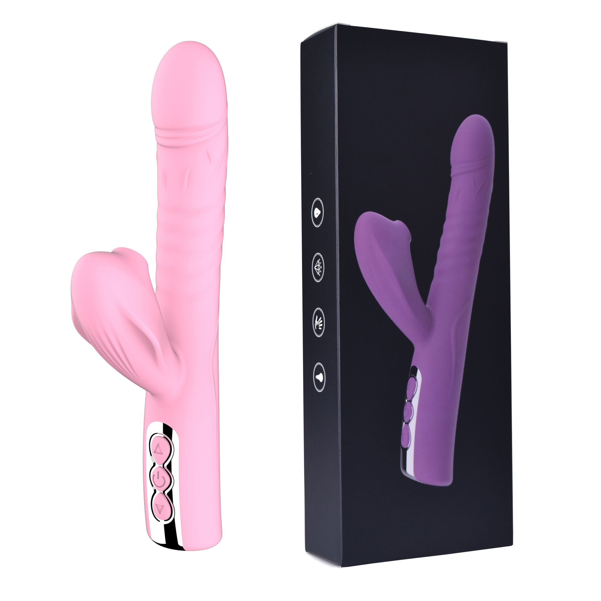 Yuedong 5 8 Frequency Telescopic Vibrator G-spot Massage Honey Bean Sucking Masturbation Device Manufacturer_voghion.com