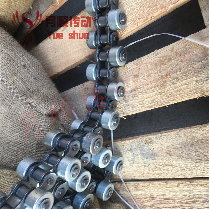 08A 08B 10A 12A 16A 20A单侧长销轴侧滚轮链条 加长销边导轮链条