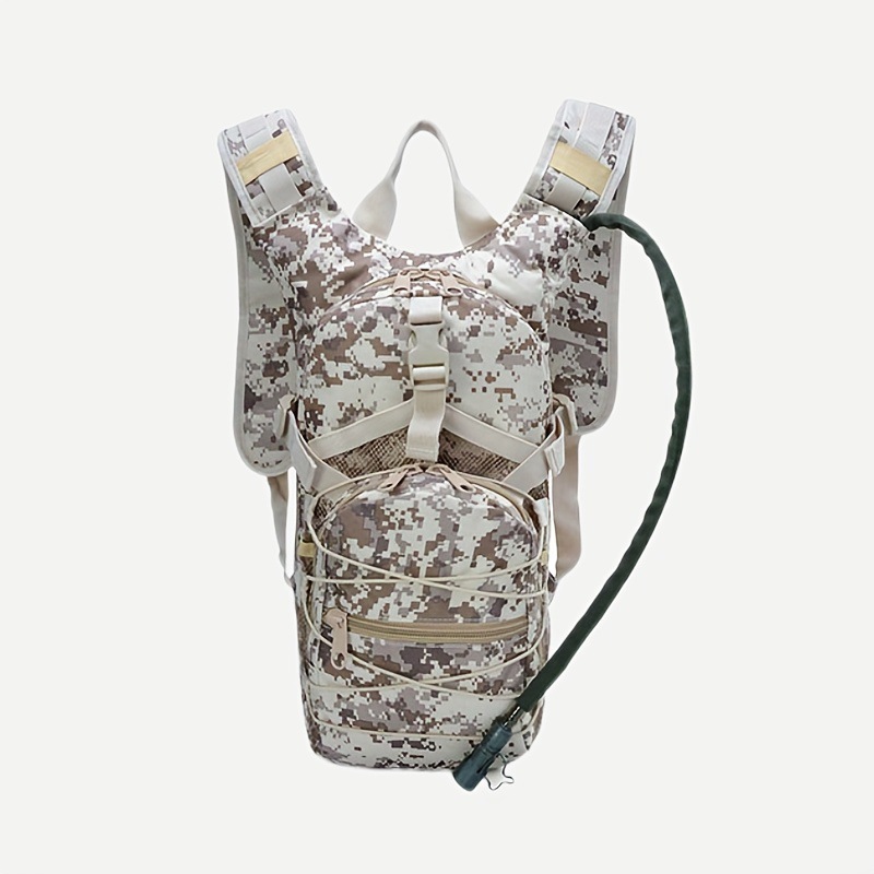 Mochila de Senderismo Deportiva para Exteriores de 6.6 galones, Camuflaje, 2 Piezas/Juego