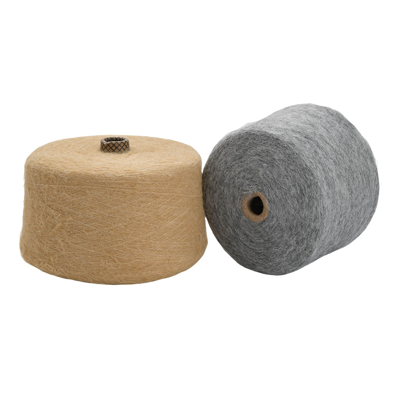 Spot 1/4.2NM thick ore alpaca long hair Light fluffy alpaca yarn…