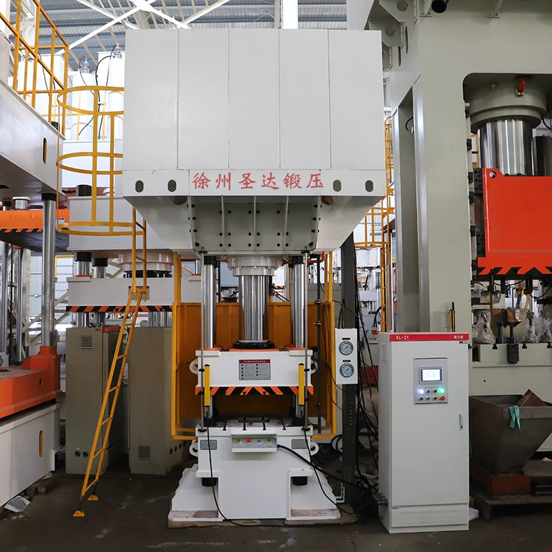 Гидравлический пресс Xuzhou Shengda Forging 200T для обработки деталей, четырехколонный, 200-тонный, для удаления заусенцев с литых деталей, в наличии