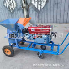 双进料口木材粉碎机 小型木屑原木边角料破碎机