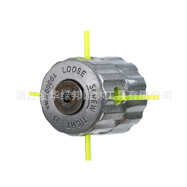 割灌机打草头新款尼龙锄草头割草机简易款铝圆柱体打草头