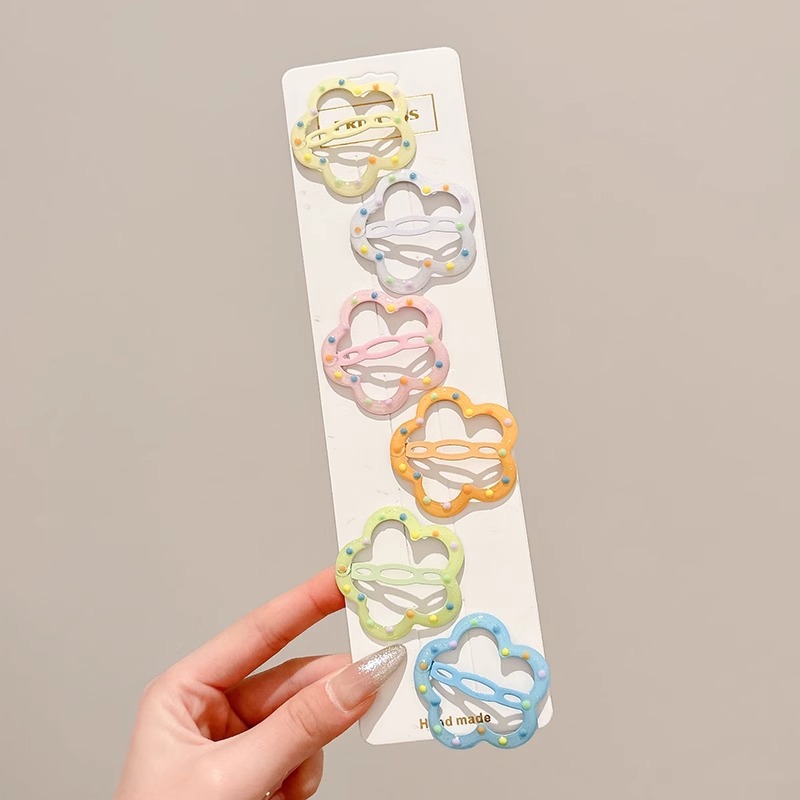 Horquilla de nube de dopamina para niños, clip de flequillo lindo para niñas, tocado, cabello roto en la parte posterior de la cabeza, horquilla de clip bb de una palabra