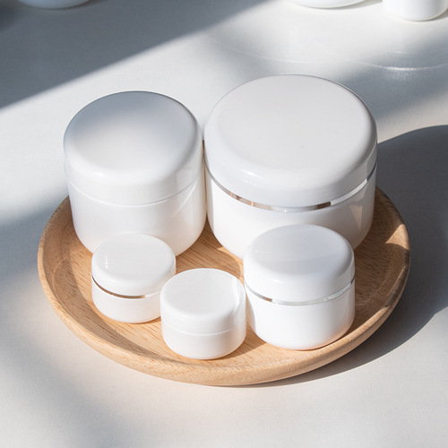 10g 20g 30g 50g 100g PP Silver Edge Matte Cream Jar Face Cream Jar Cream Dividing Bottle Cosmetics Dividing