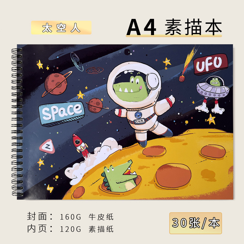 Astronaut a4 sketch book