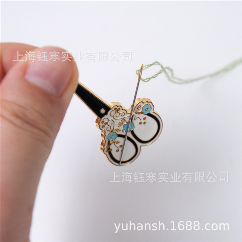 刺繍縫製小型はさみ合金マグネット針吸盤クロスステッチ縫製手作り磁気磁気針吸盤|undefined