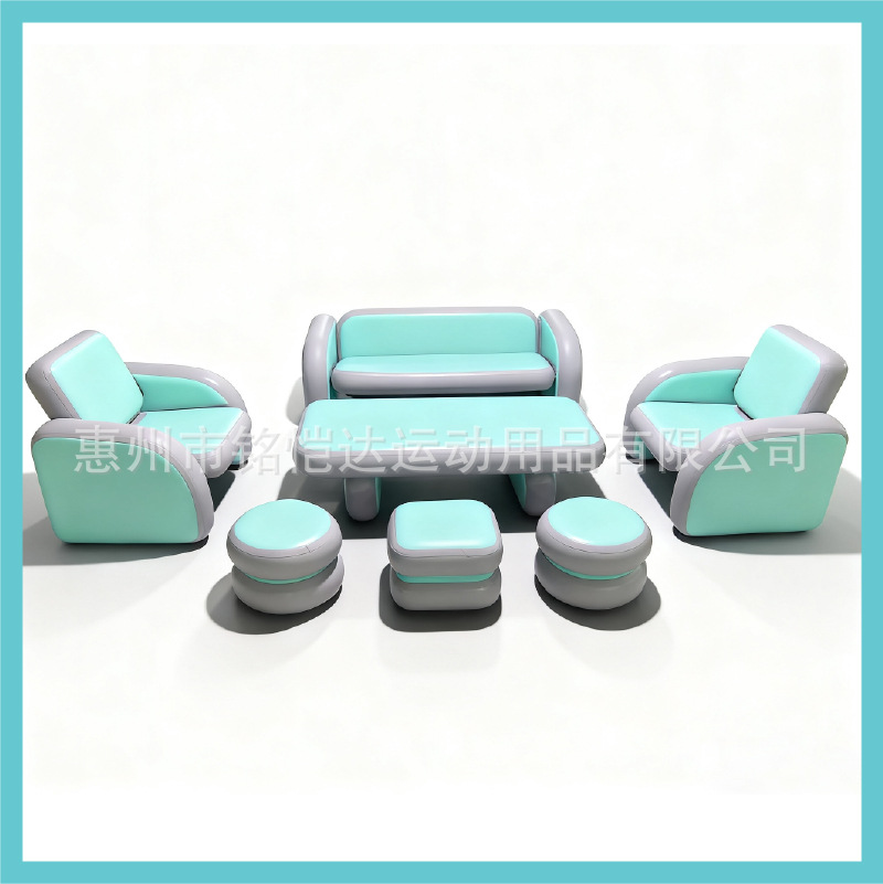 Cross-Border Hot Selling Outdoor Inflatable Sofa Inflatable Camping Style Sofa Inflatable Brushed Seat Easy Foldableing Inflatable Sofa