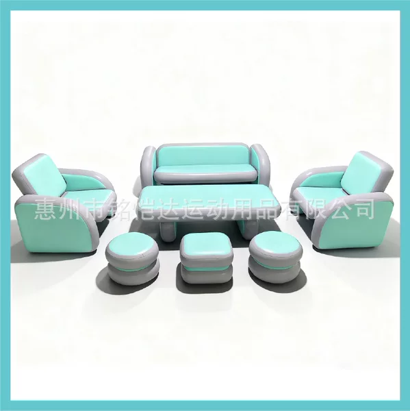 Cross-Border Hot Selling Outdoor Inflatable Sofa Inflatable Camping Style Sofa Inflatable Brushed Seat Easy Foldableing Inflatable Sofa
