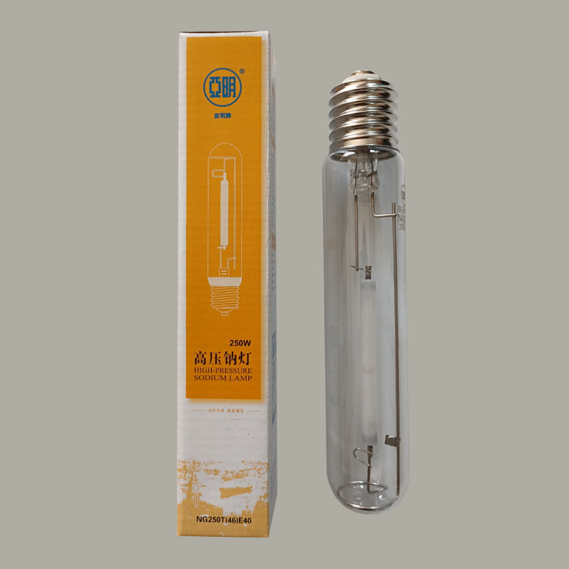 Lámpara de sodio de alta presión 250W de alta eficiencia luminosa (luz amarilla e40)