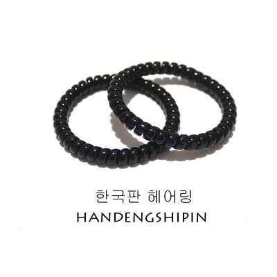 high quality Tousheng medium , please black Bold thickening Telephone coil Telephone line Hairpin