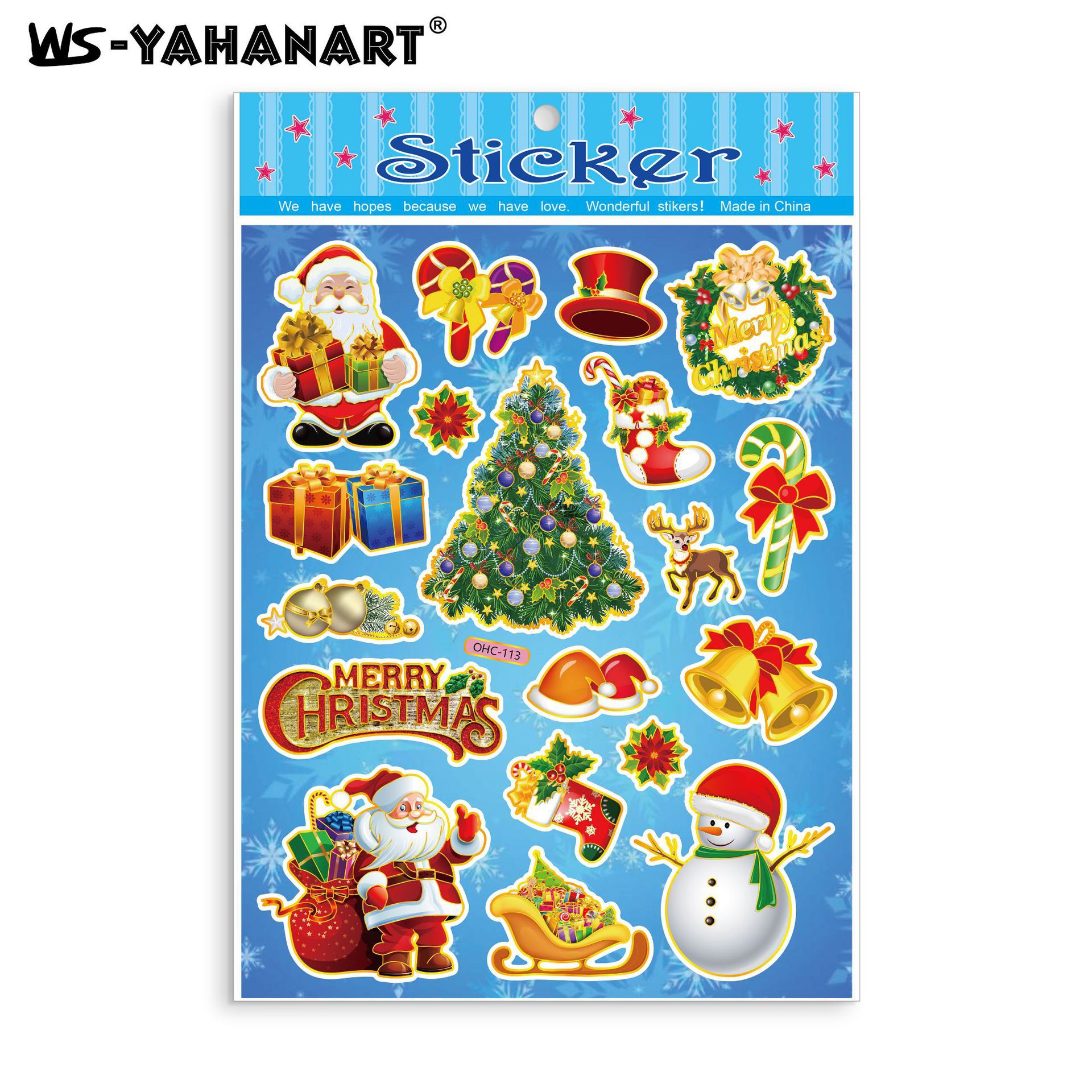 Pegatinas de Sellado DIY Navideñas de Papel para Navidad
