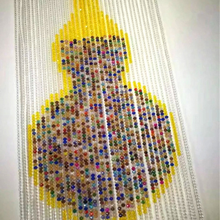 Patterned Bead Curtain-Colorfulful Gemstone Gourd Bead Curtain Beaded Curtain Shenzhen Local Bead DIY Door Curtain Curtain Processing Patterned Bead Curtain-Colorfulful Gemstone Gourd Bead Curtain Beaded Curtain Shenzhen Local Bead DIY Door Curtain Curtain Processing