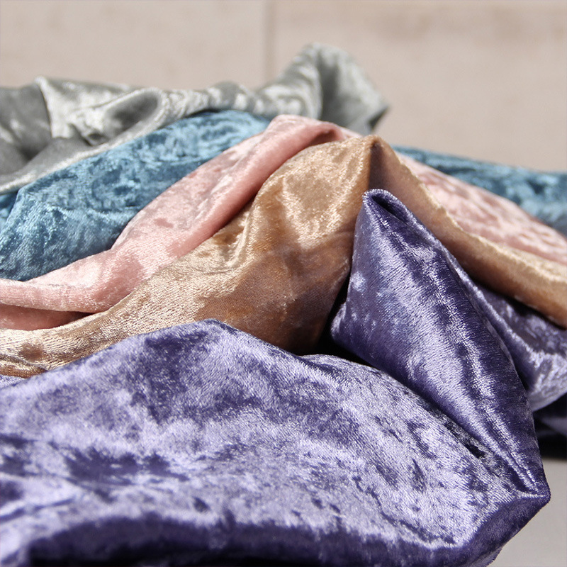 Supply Gold Diamond Velvet Lounge Suit Fabric Plush Cloth Toys Polyester Ice Flower Fleece Reactive Printing Multi Specifications