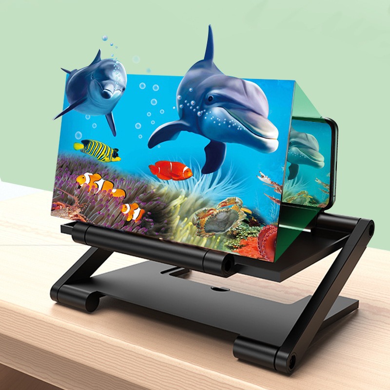 Plegable extraíble de elevación de la pantalla del teléfono móvil HD amplificador nuevo ultra-claro anti-Blue ray 3D persiguiendo RK-C46 de drama