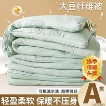 A类大豆纤维被加厚保暖冬被学生单人春秋被冬天被子棉被四季被芯