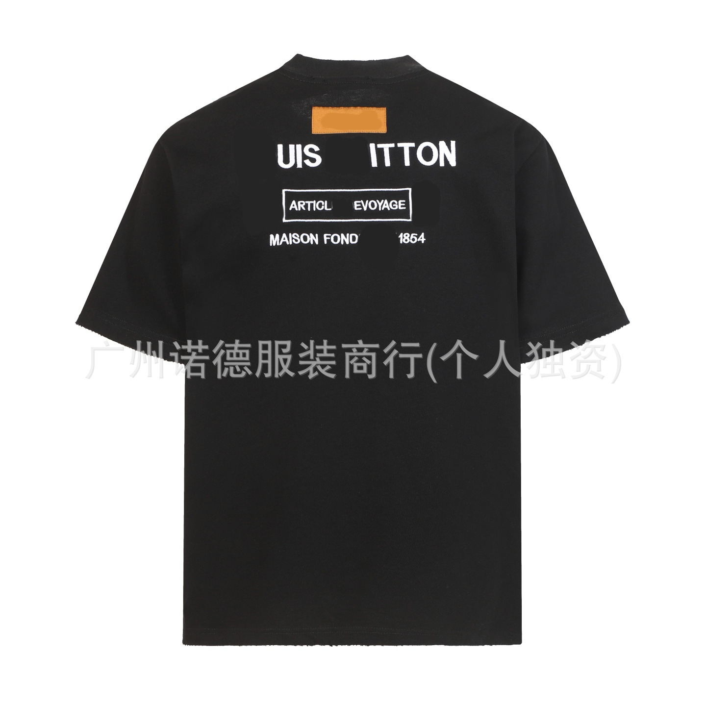 Camiseta de Manga Corta de Algodón, Corte Holgado y Logo Estampado para Hombre y Mujer | Protección Solar