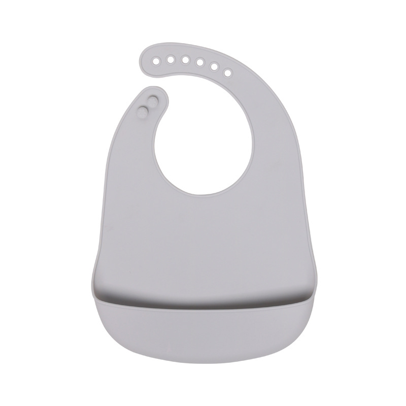 東莞グリーン工場ベビーシリコンよだれかけビスフェノールフリー赤ちゃん唾液バッグ子供用食器給餌セット