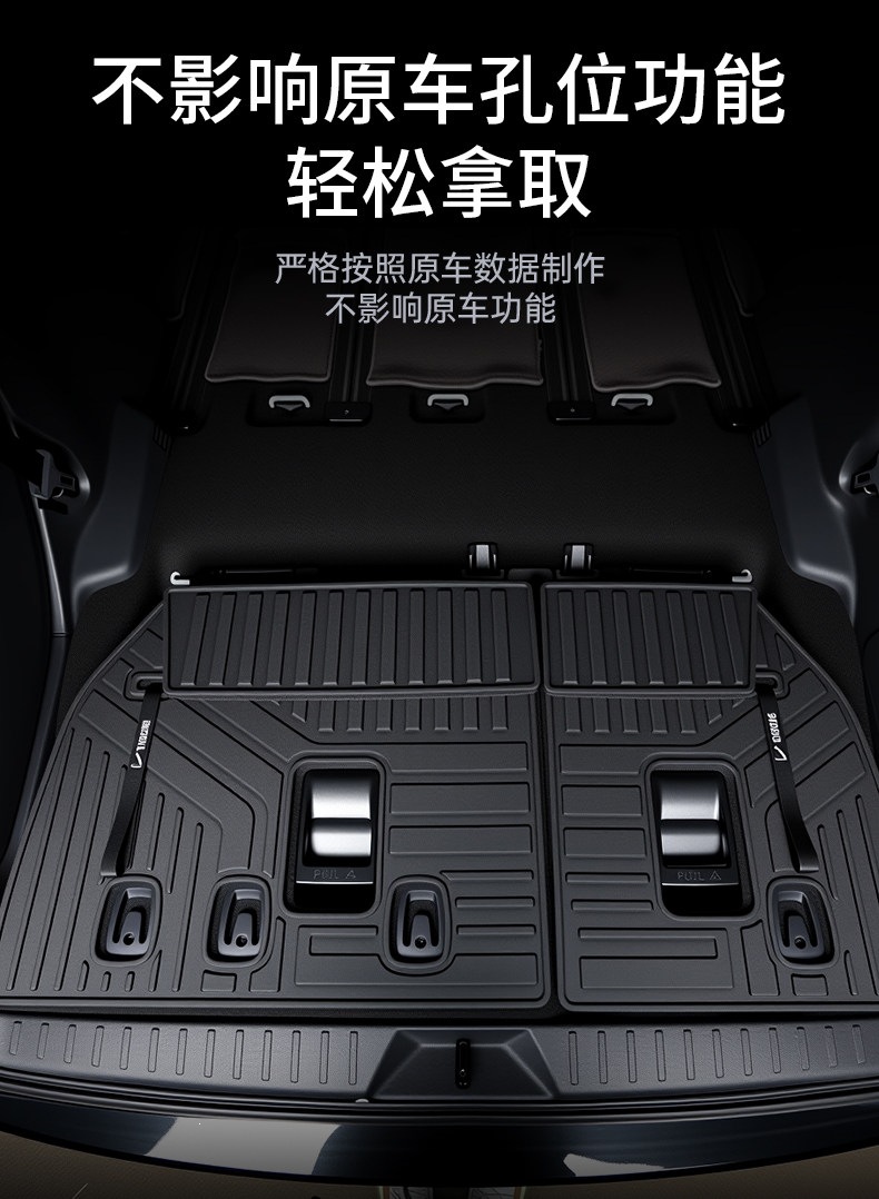 Suitable for 2027 Toyota Sienna/Grevia trunk mat TPE car accessories complete set modification parts 26