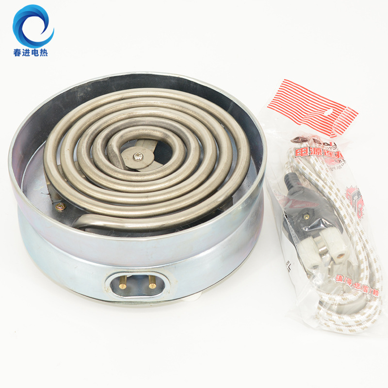 不锈钢加热管式电炉圆形电热管电炉110V列车动车电炉火车机车电炉