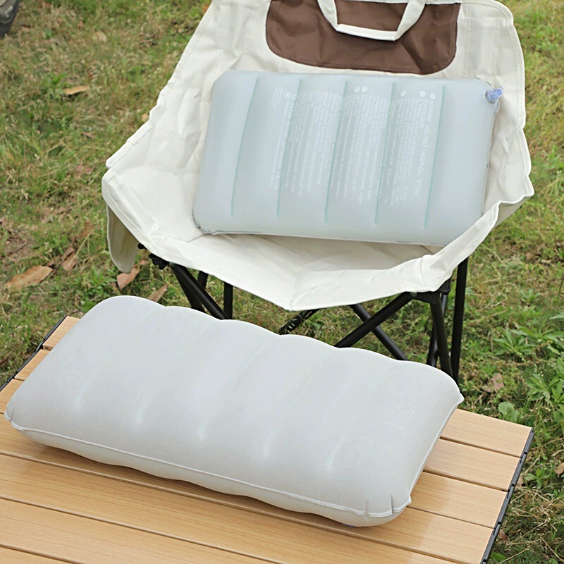 PVC 植毛インフレータブル昼寝枕枕旅行屋外インフレータブル枕キャンプ睡眠枕卸売|undefined