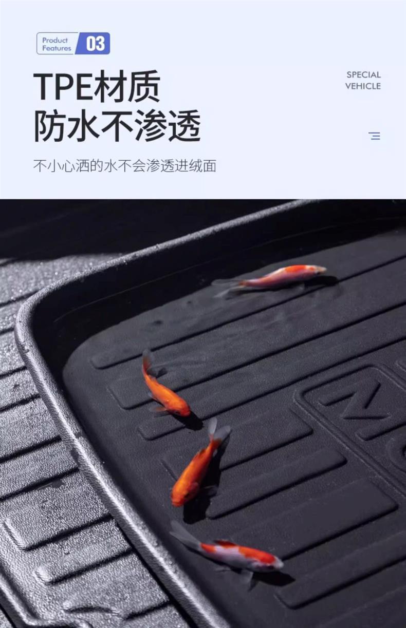 Suitable for Guangqi Honda ZRV Trunk Mat Decoration Supplies Interior Modification Accessories TPE Car Waterproof Tail