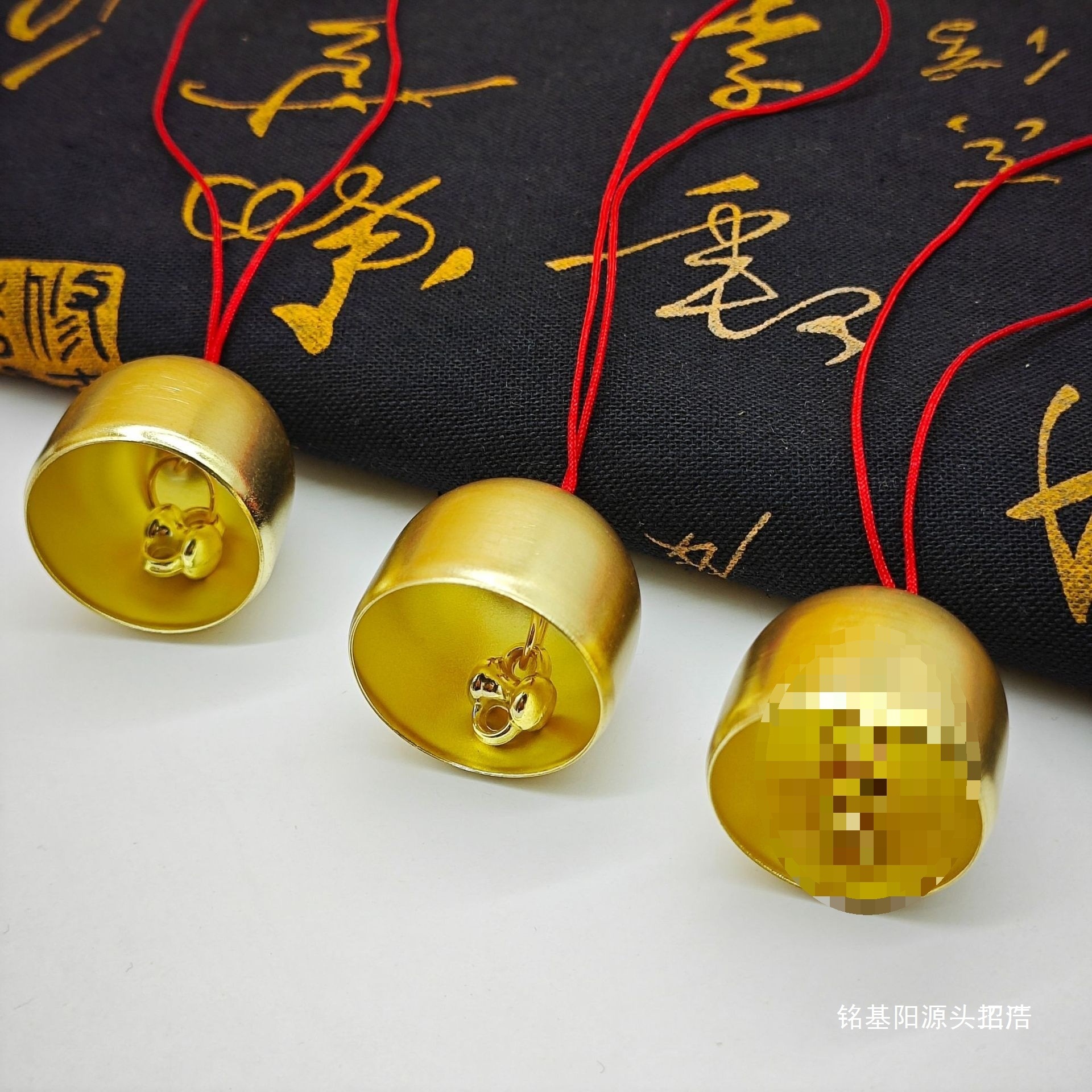 风铃挂饰diy金属风铃黄铜迷你铃铛材料配件 防盗铃圣诞小铃铛挂件