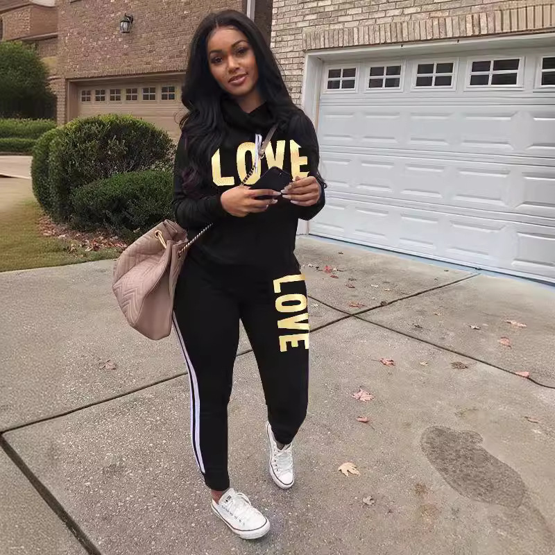 LD8189 European and American women's clothing Amazon AliExpress popular selling letters pile collar personality casual suit direct sales