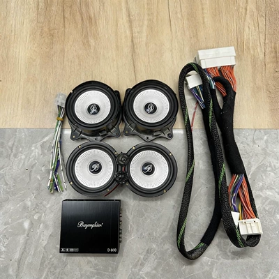 Car speaker/subwoofer Original genuine factory-disassembled Burmester - single-speaker-universal-four-mid-basses-two-tweeters-one-8-channel-dsp
