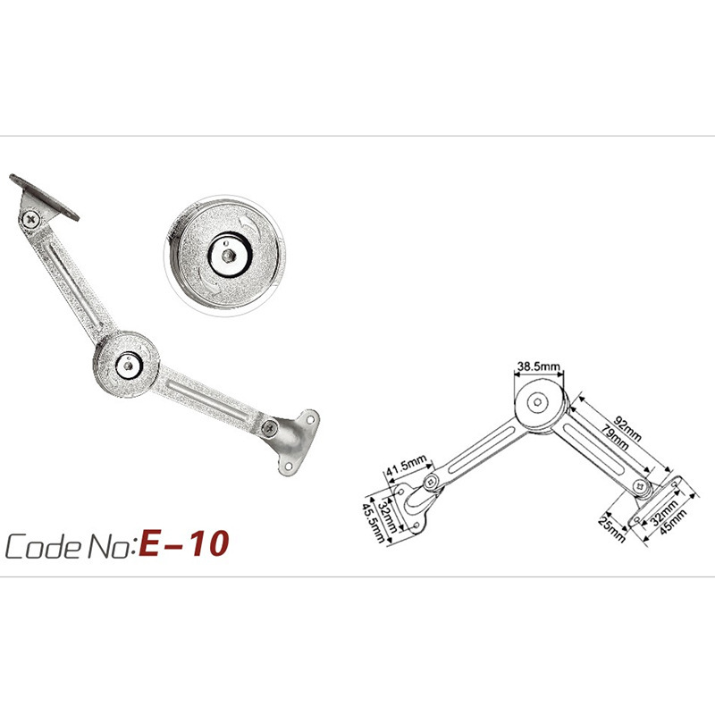 Parada a voluntad Varilla de soporte Puerta de gabinete engrosada Puerta abatibada Armario Maquinaria Aleación de zinc Parada a voluntad Varilla de soporte Parada a voluntad