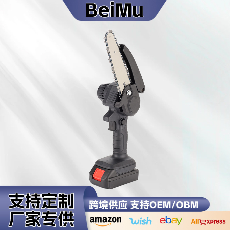 跨境大功率电链锯无线充电锂电锯外贸多功能迷你锯6寸园林修枝锯