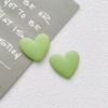 Acrylic solid trend fashionable epoxy resin heart shaped, phone case, laptop