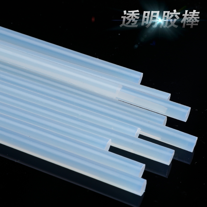 Rodas de adhesivo de fusión en caliente DIY hechas a mano rodas de adhesivo caseras de pistola de fusión en caliente tira de adhesivo de alta viscosidad transparente de sol instantáneo en caliente 7mm