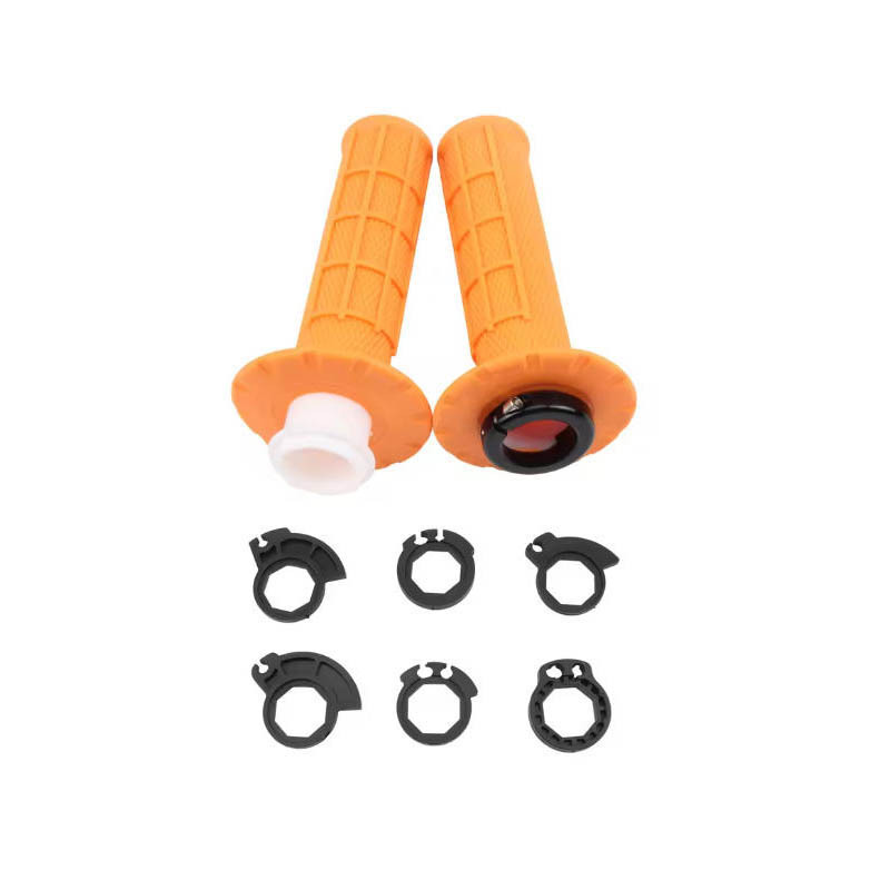 Universal Off-Road Motorcycle Handlebar Grip Set, Anti-Slip Soft Rubber Cover with Self-Locking Function, G2