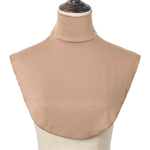 New European and American fake collar shirt cover modal turtleneck fake collar scarf monochrome bottoming shirt cover ladies