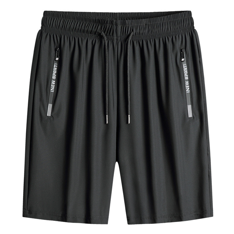 Factory Direct Sales of High-Quality Summer Ice Silk High-Elasticity Five-Point Shorts for Men, Large Size Loose Casual Sports Shorts Factory Direct Sales of High-Quality Summer Ice Silk High-Elasticity Five-Point Shorts for Men, Large Size Loose Casual Sports Shorts