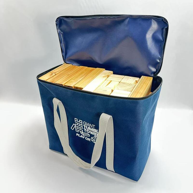 定制跨境地掷球便携袋松木堆叠木板游戏带便携收纳袋Carrying bag|undefined